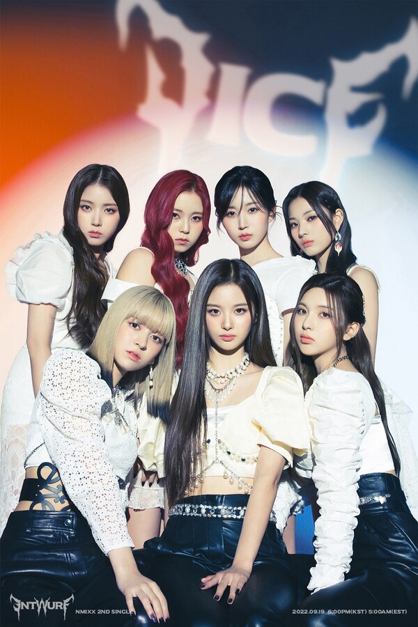 ▲ 엔믹스 새 싱글 '엔트워프' 콘셉트 포토. 제공|JYP엔터테인먼트