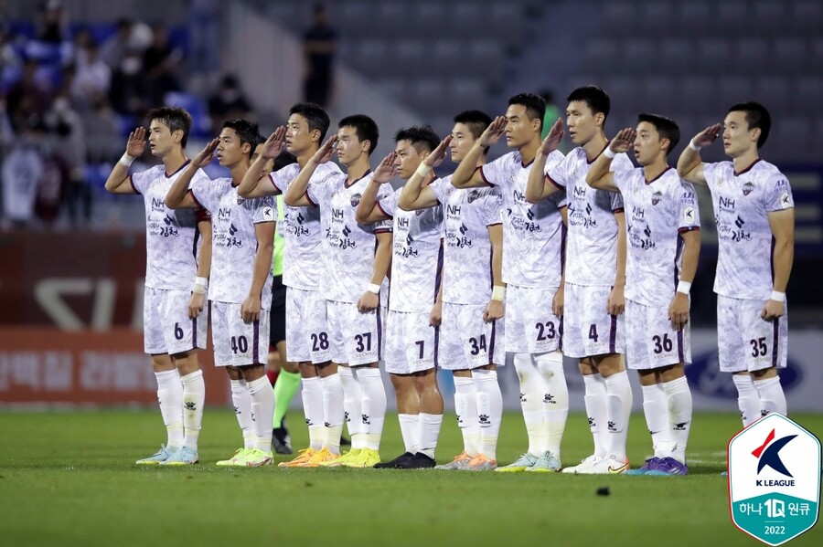 ▲ 김천에 득점을 안긴 김지현. ⓒ한국프로축구연맹