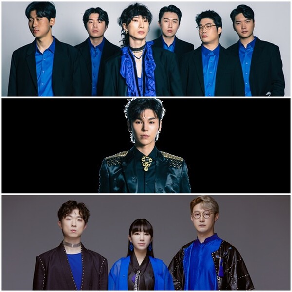 ▲ 서도밴드와 김준수, 억스(위부터)가 오랜만에 한 무대에 오른다. 제공|어트랙트엠