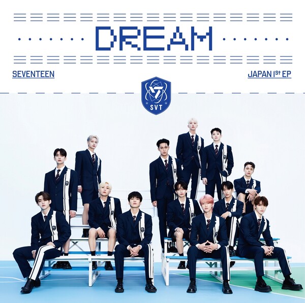 ▲ 세븐틴의 일본 첫 EP '드림' 재킷 사진. 제공|플레디스 엔터테인먼트