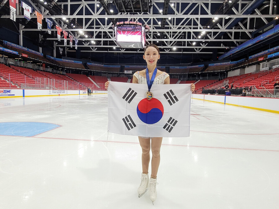 ▲ 2022 ISU 챌린저 시리즈 US 인터내셔널 클래식 여자 싱글에서 우승한 김예림