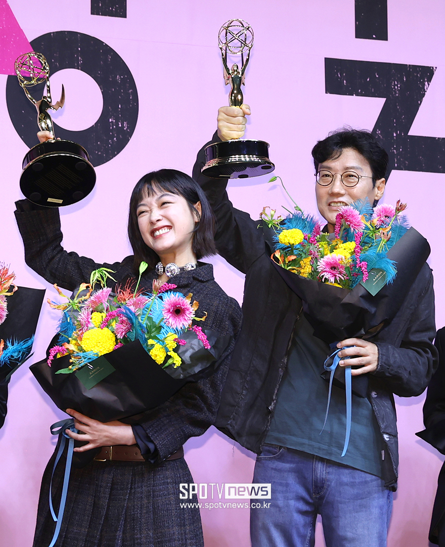 ▲ 이유미 황동혁 감독 ⓒ곽혜미 기자