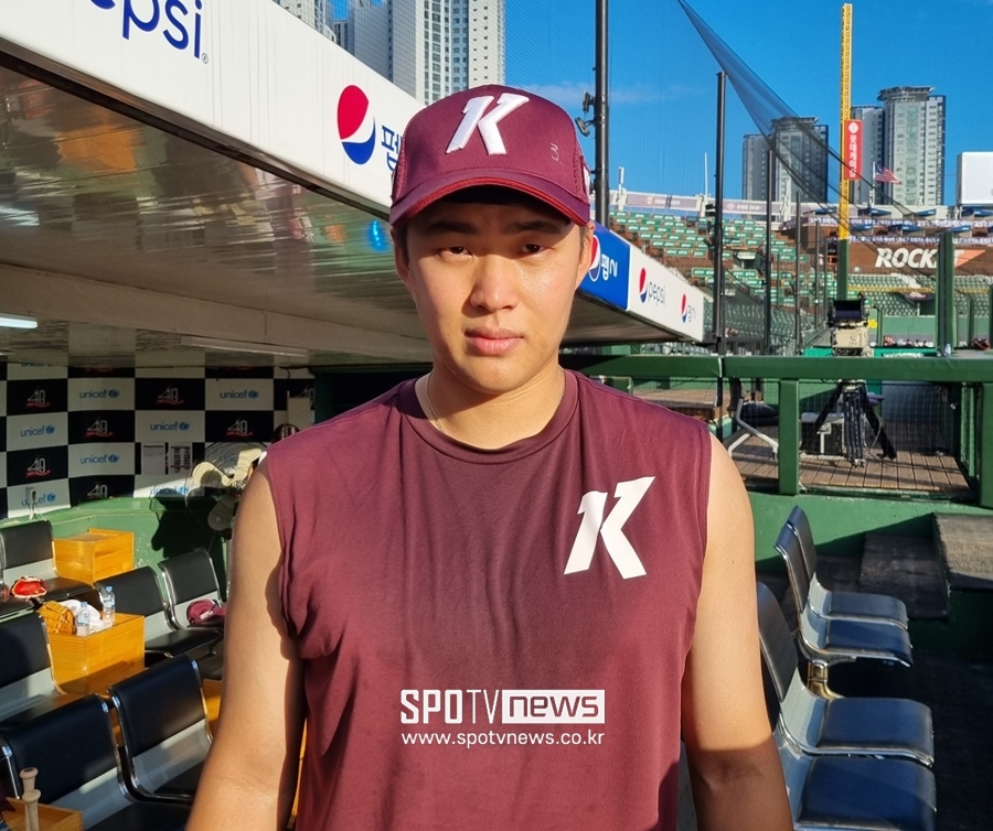 ▲ 키움 히어로즈 투수 김선기. ⓒ사직, 박정현 기자