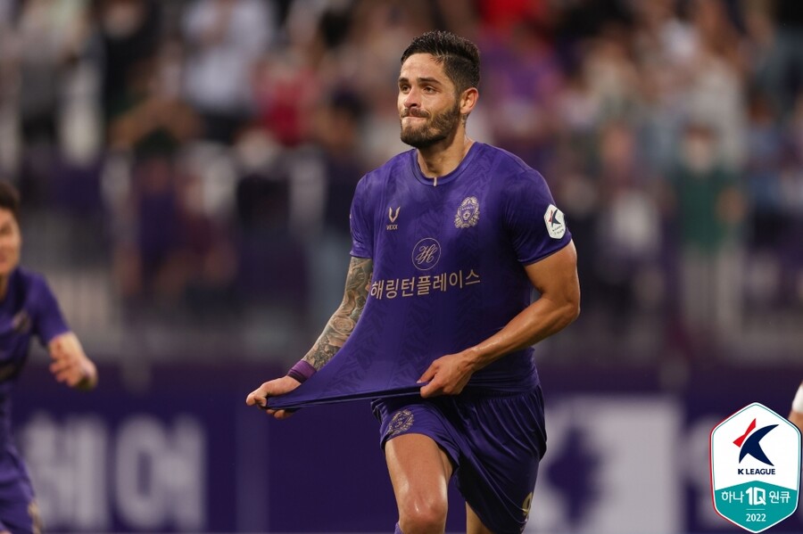 ▲ 조나탄 모야(FC안양)는 대표팀에 발탁되지 못했다. ⓒ한국프로축구연맹