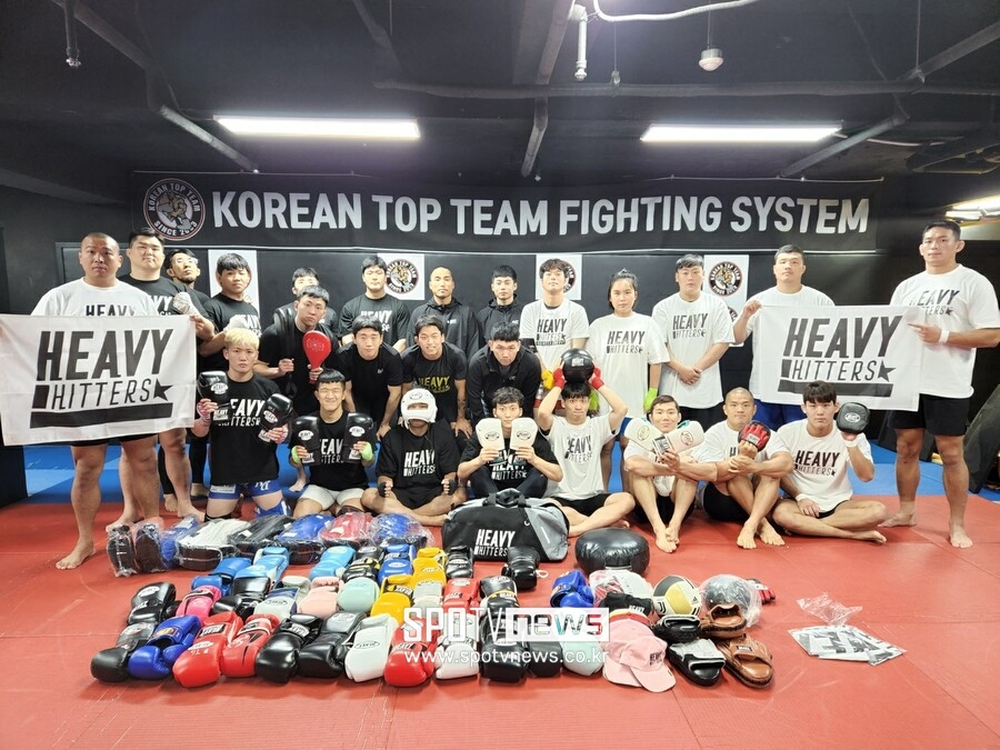 복싱용품 브랜드 '헤비히터 코리아' 코리안탑팀 후원
