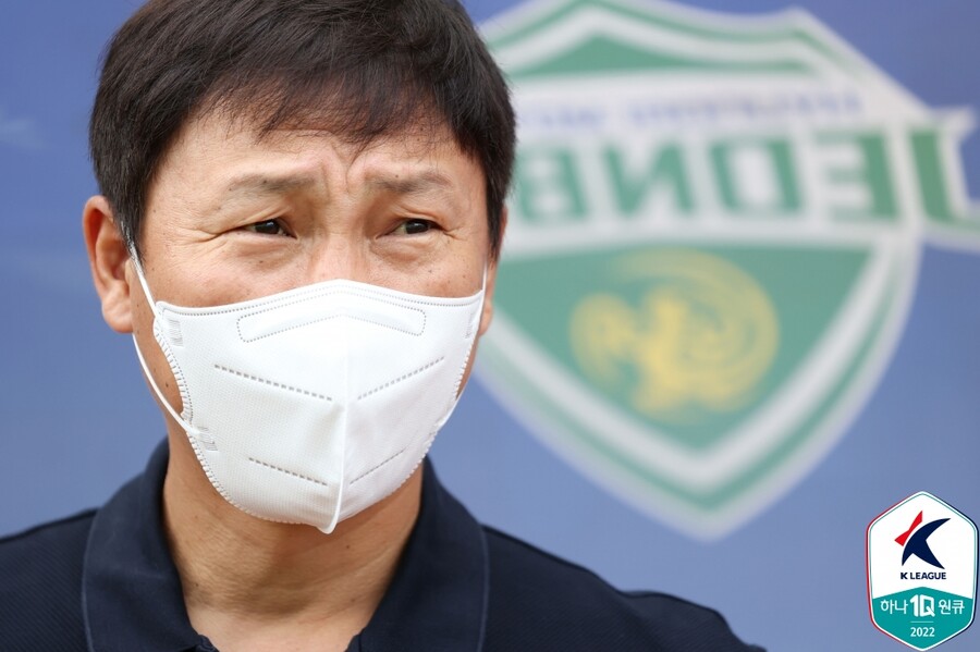 ▲ 김상식 감독. ⓒ한국프로축구연맹