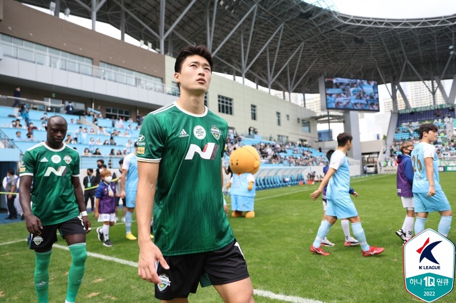 ▲ 전북 복귀 후 3경기 모두 선발 출격한 조규성. ⓒ한국프로축구연맹