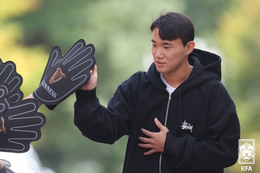 ▲ 첫 A대표팀에 발탁된 2002년생 '막내' 양현준(강원FC). ⓒ대한축구협회