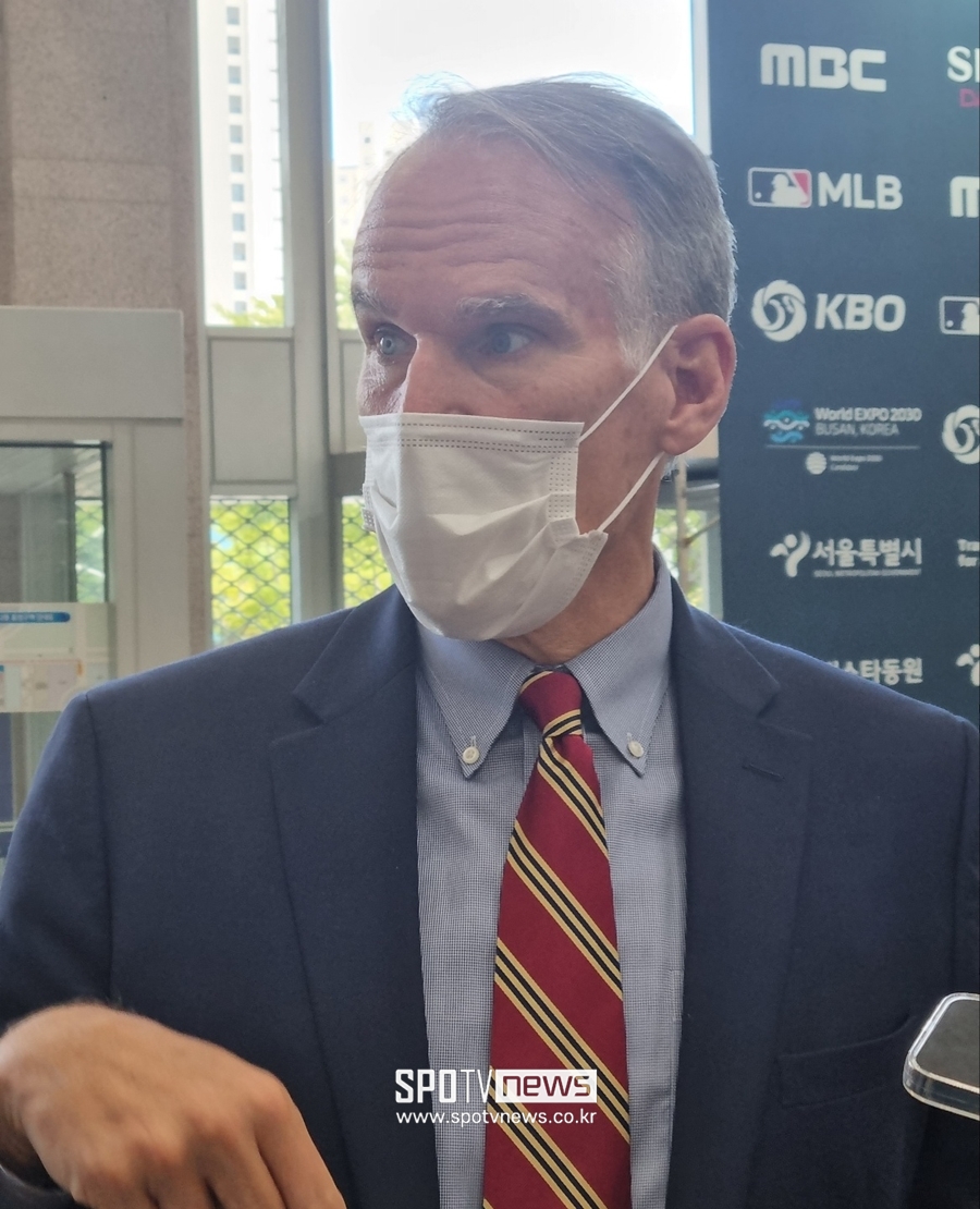 ▲ 짐 스몰 MLB 부사장. ⓒ부산, 박정현 기자