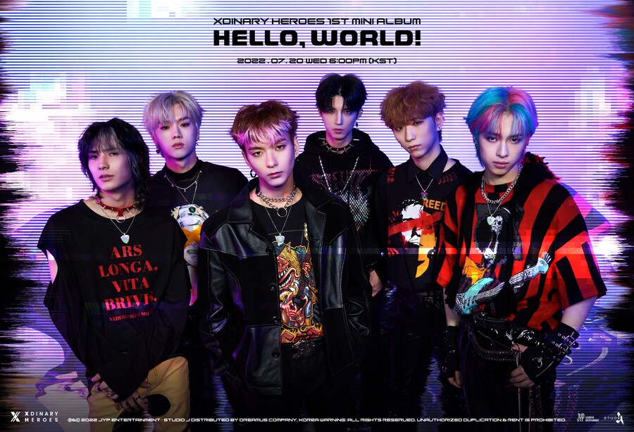 ▲ 엑스디너리 히어로즈. 제공|JYP엔터테인먼트