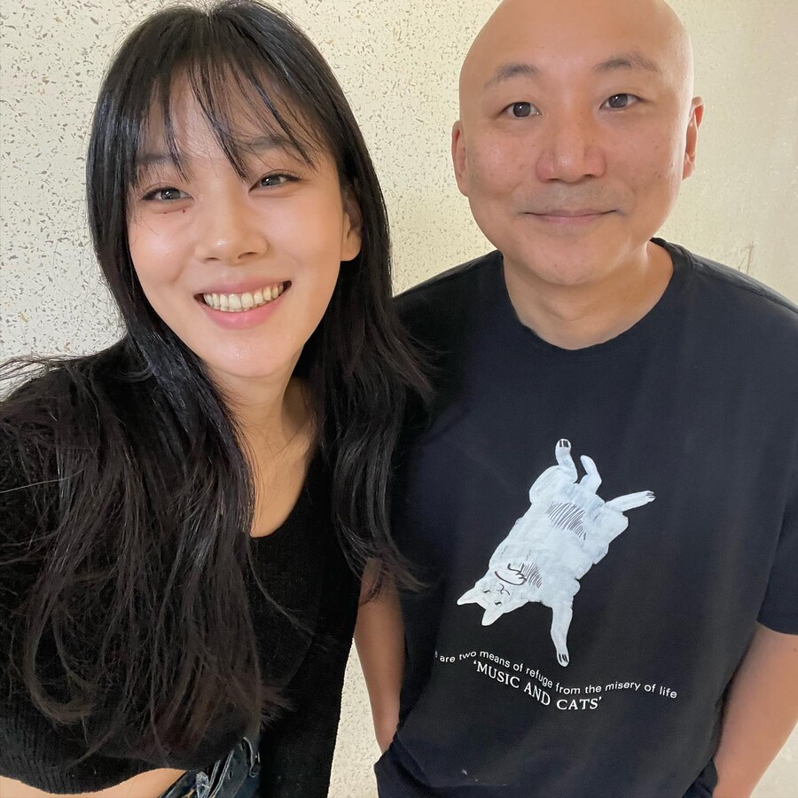 ▲ 비비(왼쪽), 주호민 작가. 출처ㅣ주호민 인스타그램
