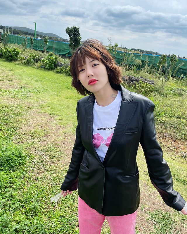 '던♥' 현아, 원더걸스 시절인 줄…단발 자르니 그 시절 그대로네