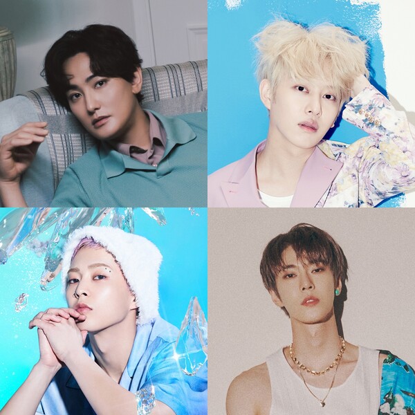 ▲ 강타, 희철, 도영, 시우민(왼쪽 위부터 시계방향)이 '술트리트파이터2'에 출연한다. 제공|SM엔터테인먼트