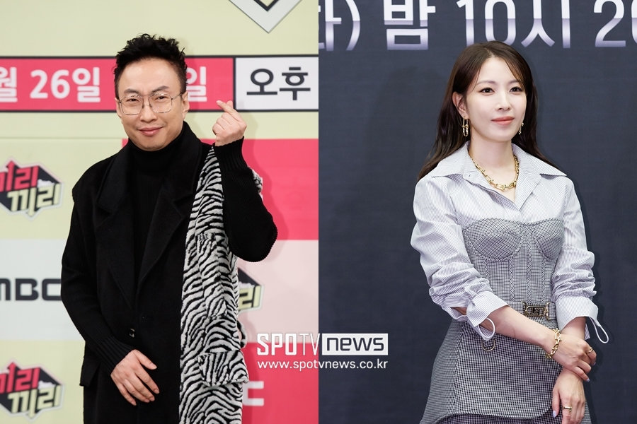 ▲ 박명수(왼쪽), 보아.  ⓒ곽혜미 기자, 엠넷 제공