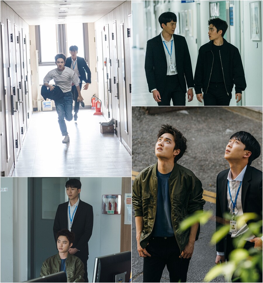 '진검승부' 도경수-연준석, 눈빛만 봐도 통하는 사이…막강 브로맨스 완성