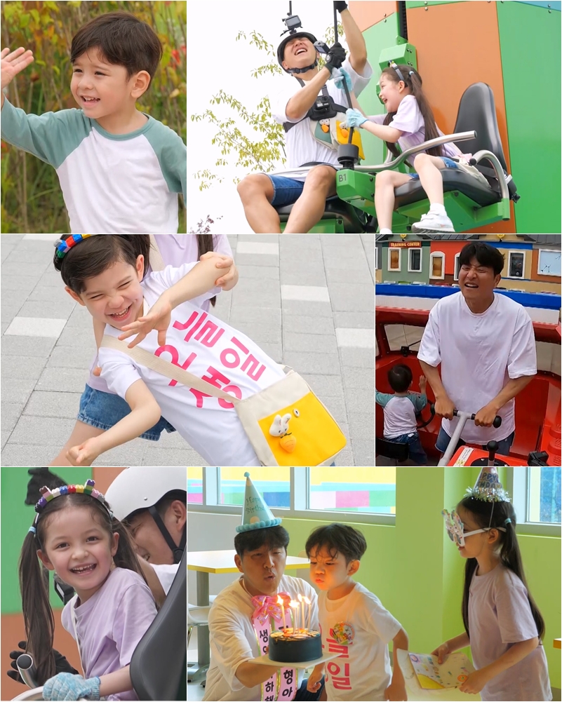 ▲ KBS2 예능 프로그램 '슈퍼맨이 돌아왔다' 박주호, 박나은, 박건후, 박진우. 제공| KBS