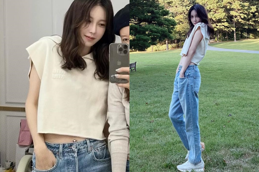 이지아, 파격의 배꼽 피어싱 공개…44살 청순미녀의 '반전'