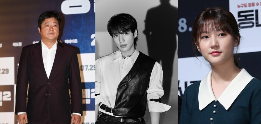 ▲ 배우 곽도원, 그룹 빅톤 멤버 허찬, 배우 김새론.  ⓒ곽혜미 기자