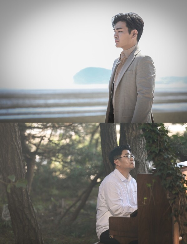 ▲ 강태관(윗사진)이 새 싱글 '별'을 통해 조영수 작곡가와 최고의 호흡을 예고하고 있다. 제공|넥스타엔터테인먼트
