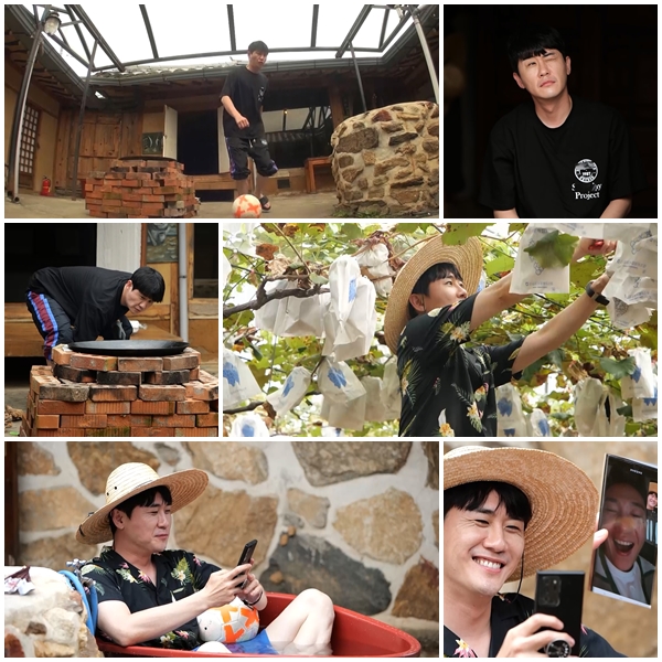 영탁, 우당탕 자급자족 '촌캉스'에 이승철 "시골 삼촌 같아"('신랑수업')