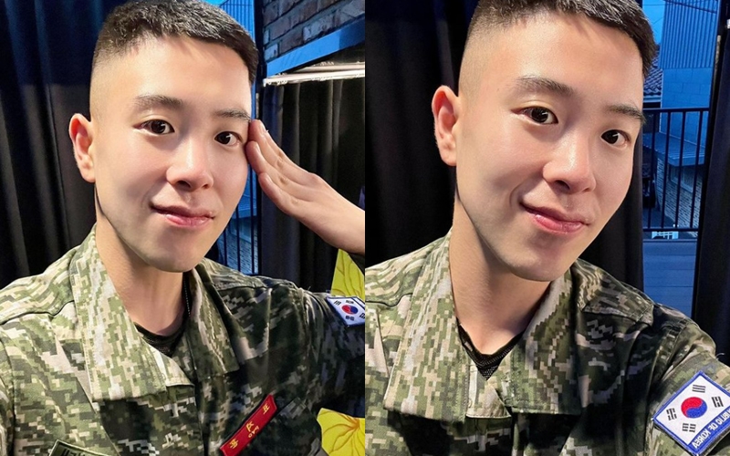 피오, 해병대 입대하더니 많이 힘들었나…몰라보게 야윈 근황