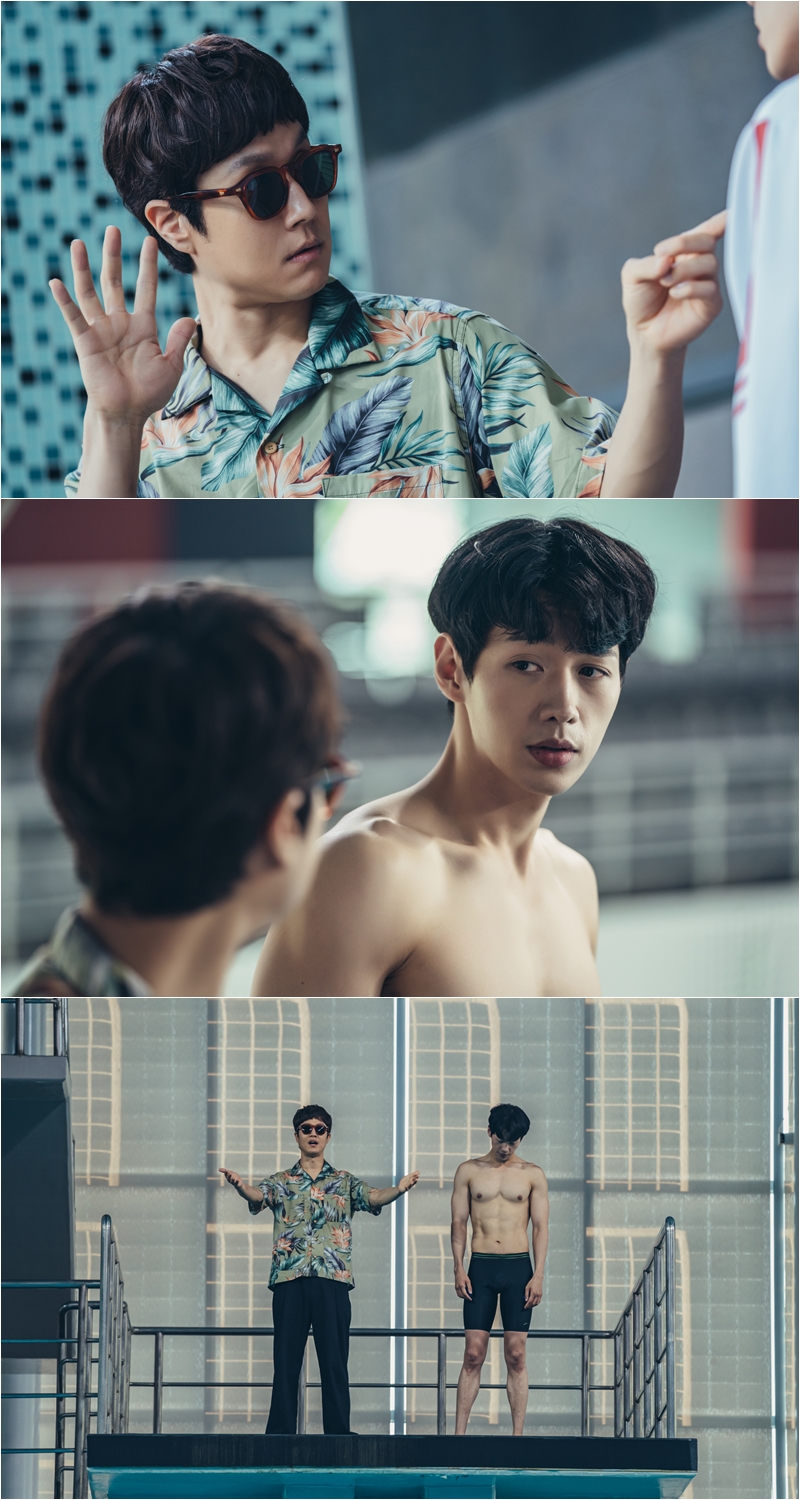 '똘기 충만' 정우, 수영 세계 1위 문유강 멘탈코치 시작('멘탈코치 제갈길')