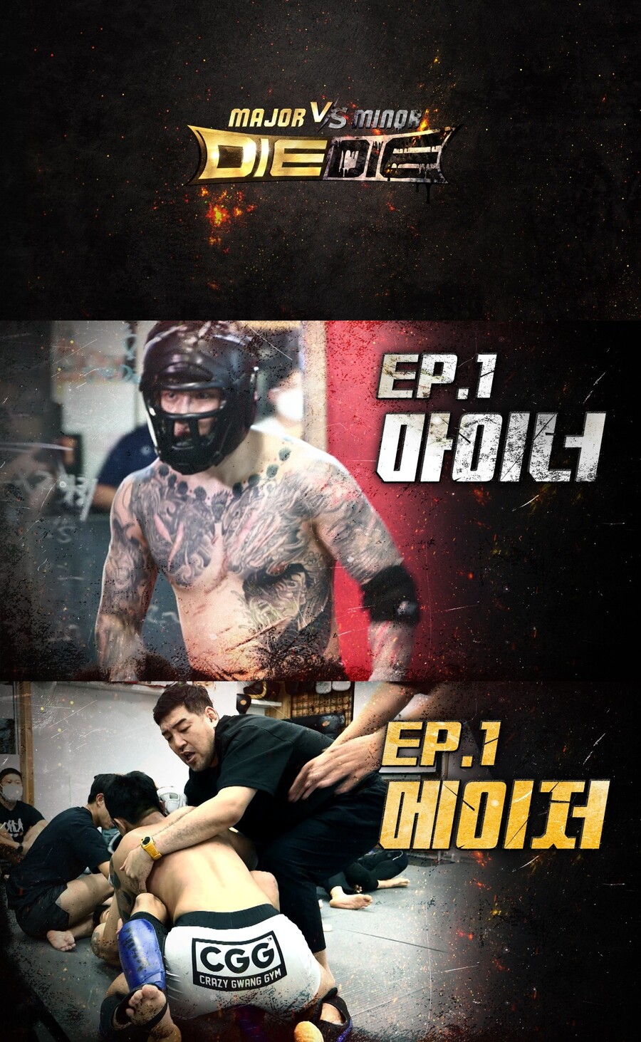유튜브 격투기 예능 다이다이(Die Die) 4일 만에 100만뷰 돌파