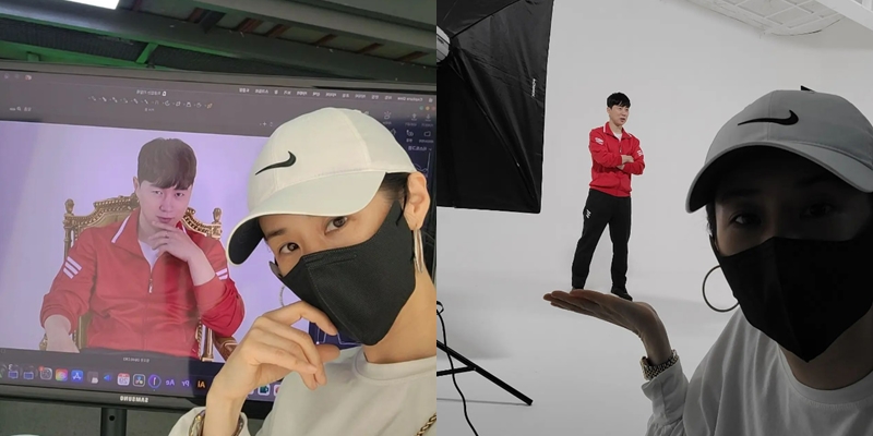 김가연, ♥임요환 기 제대로 살리네…광고 촬영장서 살뜰 내조