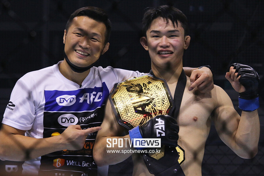 정찬성 "천재 1호 제자, UFC 보내겠습니다"