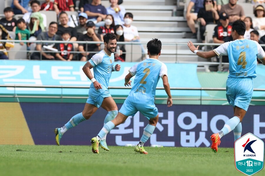 ▲ 세징야(대구FC)가 FC서울전에서 2골을 터뜨렸다. ⓒ한국프로축구연맹