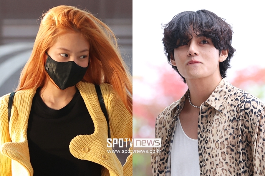 ▲ 블랙핑크 제니(왼쪽) 방탄소년단 뷔.  ⓒ곽혜미 기자