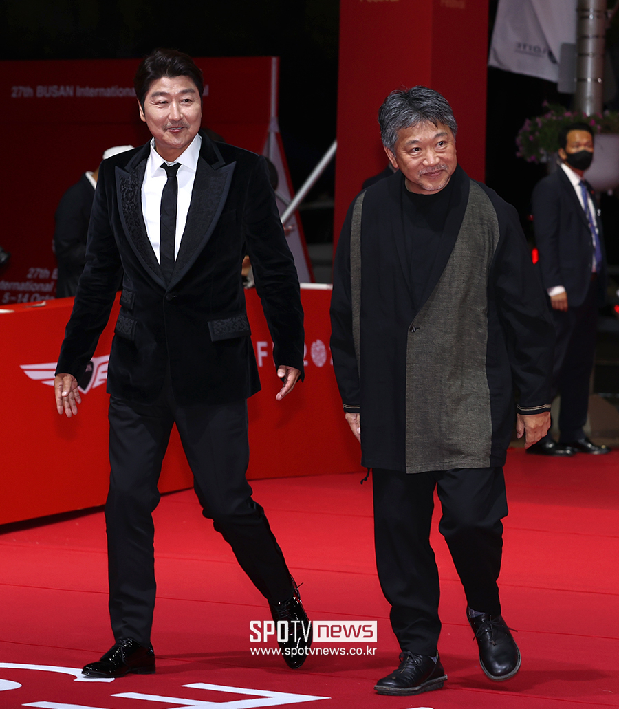 ▲ 송강호 고레에다 히로카즈 감독 ⓒ곽혜미 기자