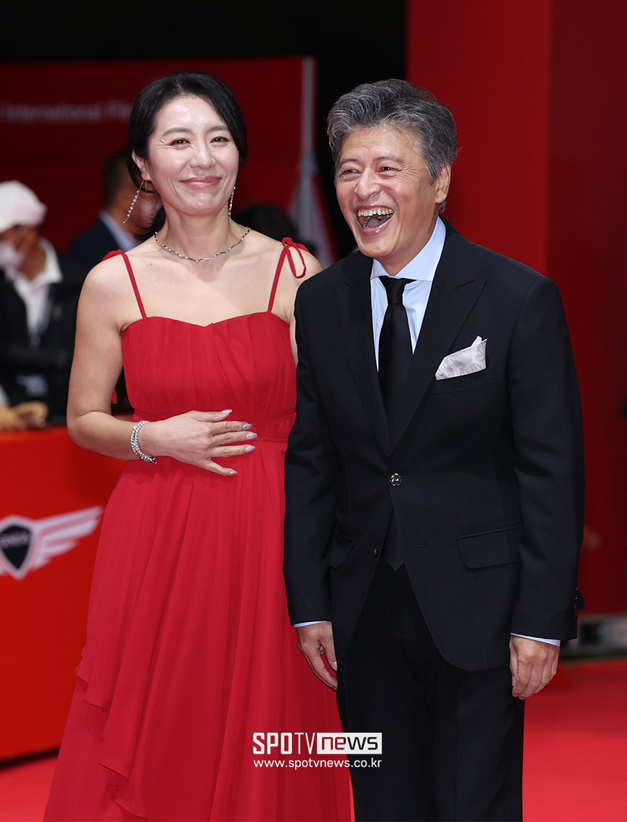▲ 조윤희 권해효 부부 ⓒ곽혜미 기자