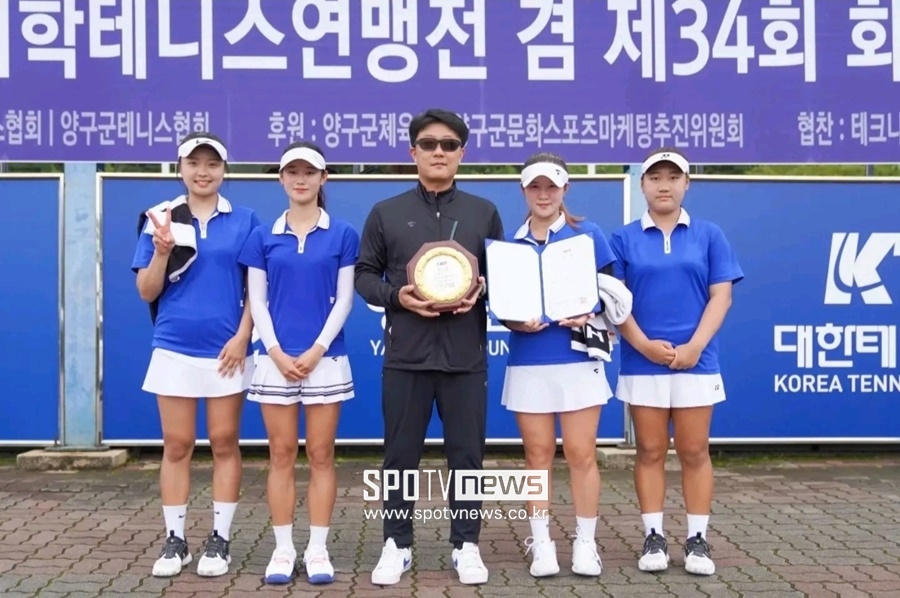 '원광대 테니스' 부흥 꿈꾸는 김성훈 감독…"목표는 전국체전 메달"