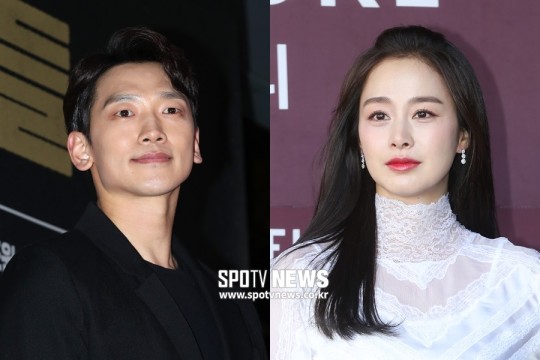 ▲ 비(왼쪽)와 김태희. 출처| 스포티비뉴스DB