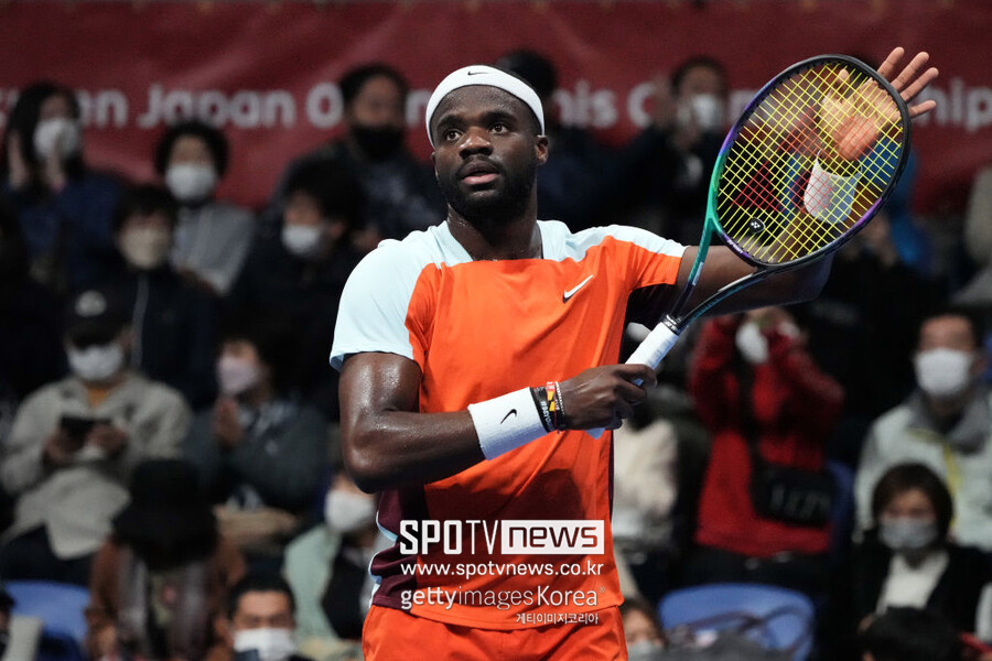 ▲ 2022 ATP 투어 일본 오픈 결승에 진출한 프랜시스 티아포