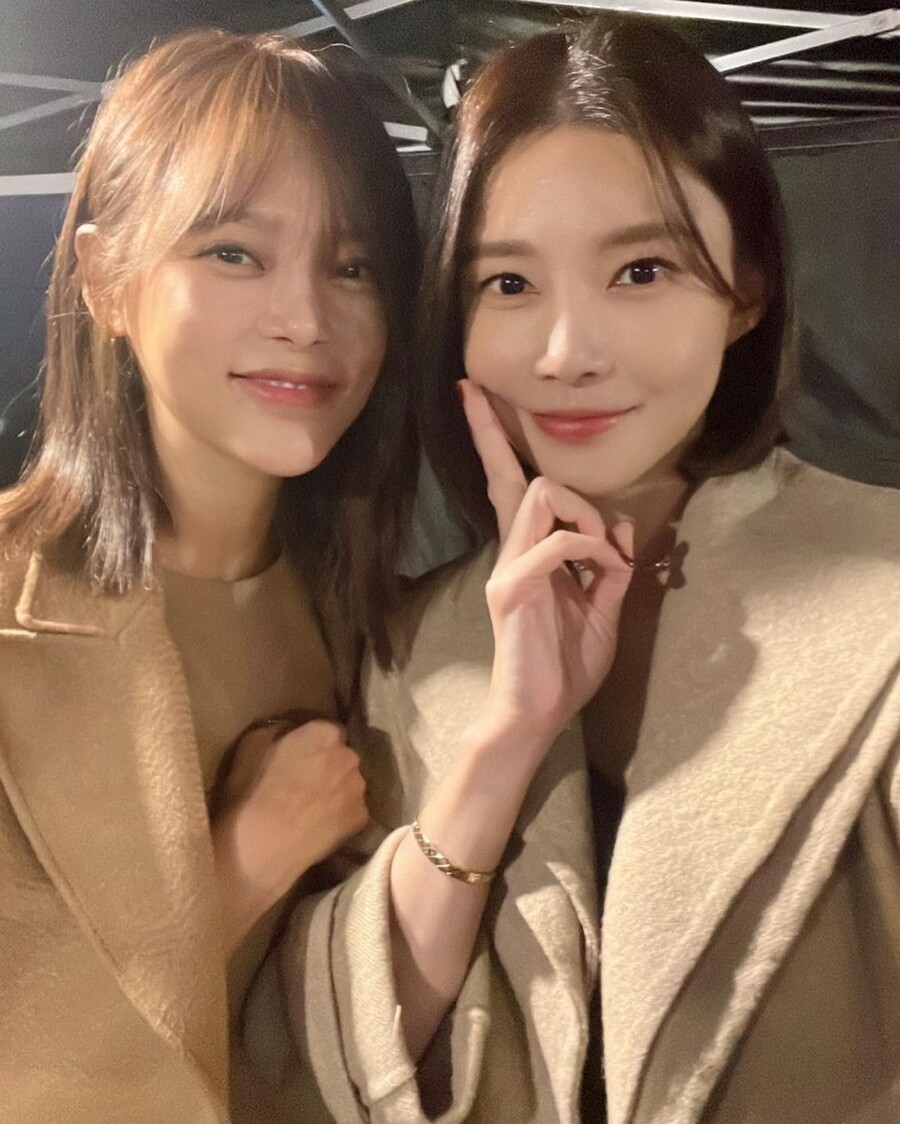 ▲ 박시연(왼쪽)과 차예련. 출처|박시연 인스타그램