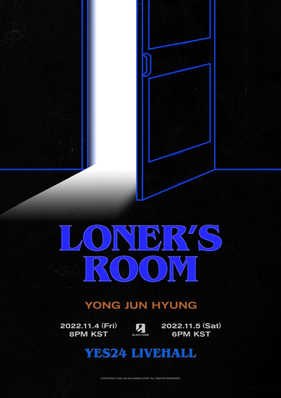 ▲ 용준형 단독 콘서트 포스터. 제공|블랙메이드