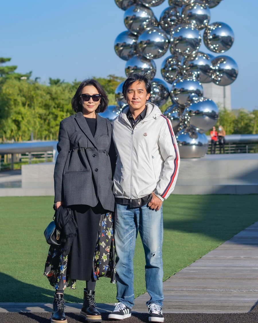 ▲ 유가령(왼쪽), 양조위. 출처ㅣ유가령 인스타그램