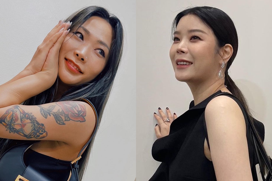 ▲  허니제이(왼쪽)와 린. 출처|허니제이 린 인스타그램