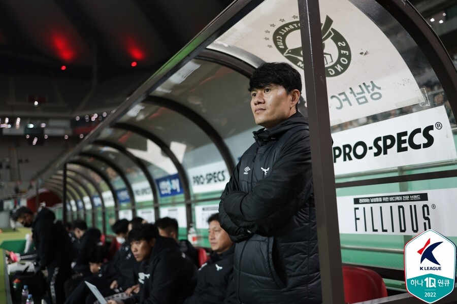 ▲ 정경호 성남 감독대행. ⓒ한국프로축구연맹