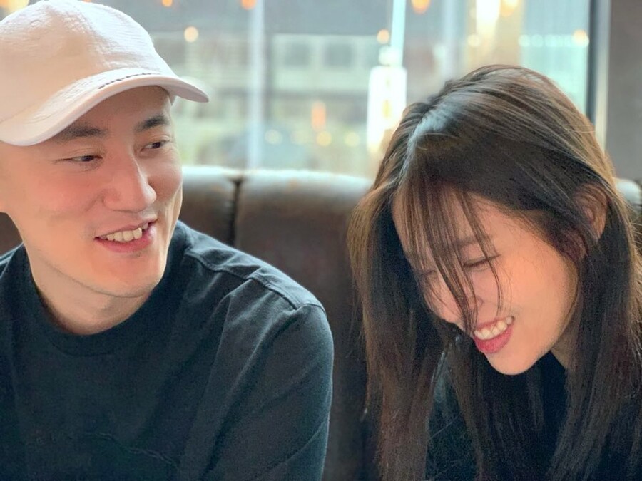 ▲ 박서원 전 대표(왼쪽), 조수애. 출처ㅣ조수애 인스타그램