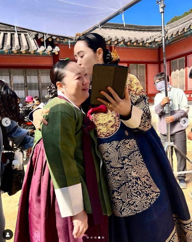 ▲ 배우 김혜수, 박준면. 출처| 김혜수 인스타그램