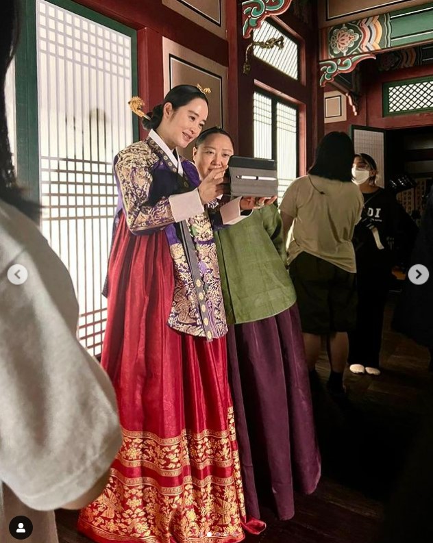 ▲ 배우 김혜수, 박준면. 출처| 김혜수 인스타그램