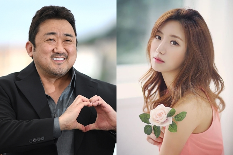 ▲ 배우 마동석(왼쪽)과 예정화. 제공|칸국제영화제,예정화 인스타그램