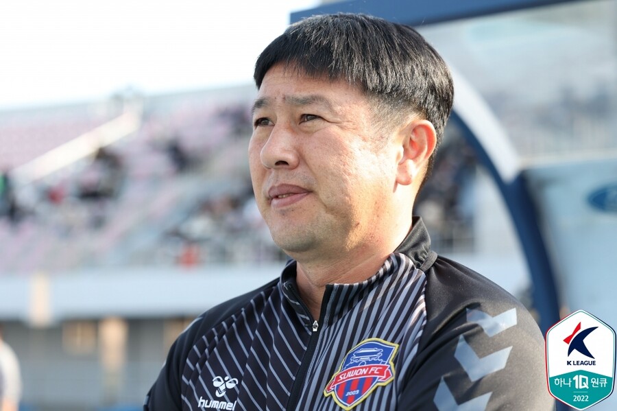 ▲ 수원FC 김도균 감독 ⓒ한국프로축구연맹