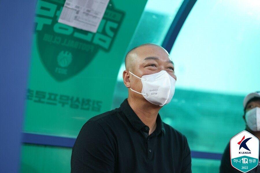 ▲ 김태완 김천 상무 감독 ⓒ한국프로축구연맹