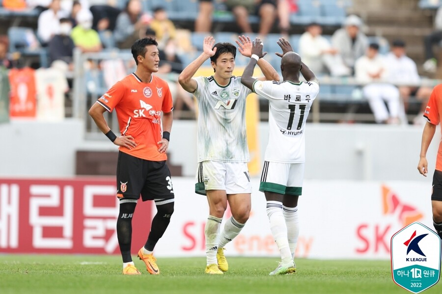 ▲ K리그1 득점왕을 차지한 조규성(전북 현대). ⓒ한국프로축구연맹