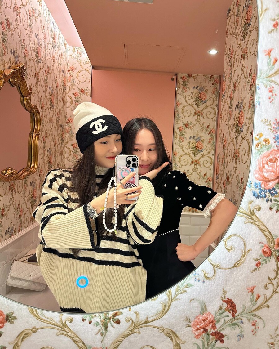 ▲ 정수정(크리스탈), 제시카. 출처ㅣ제시카 인스타그램