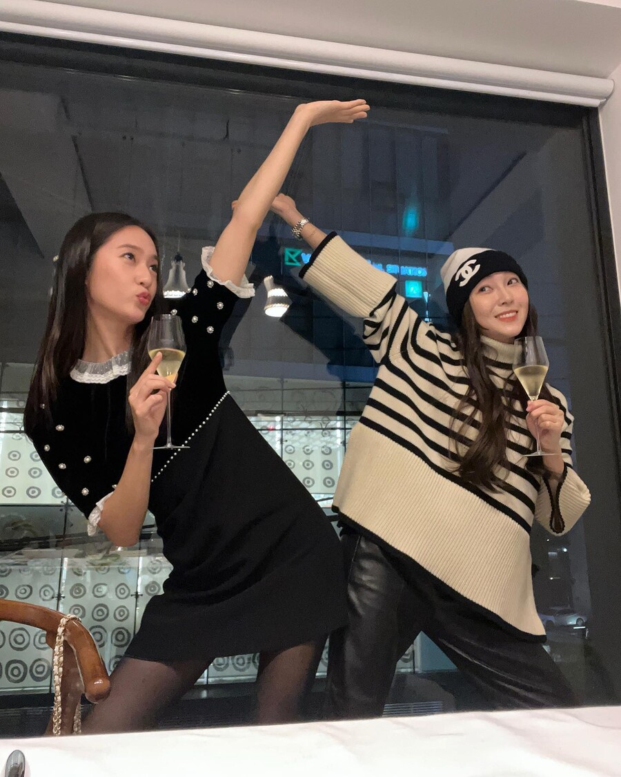 ▲ 정수정(크리스탈), 제시카. 출처ㅣ제시카 인스타그램